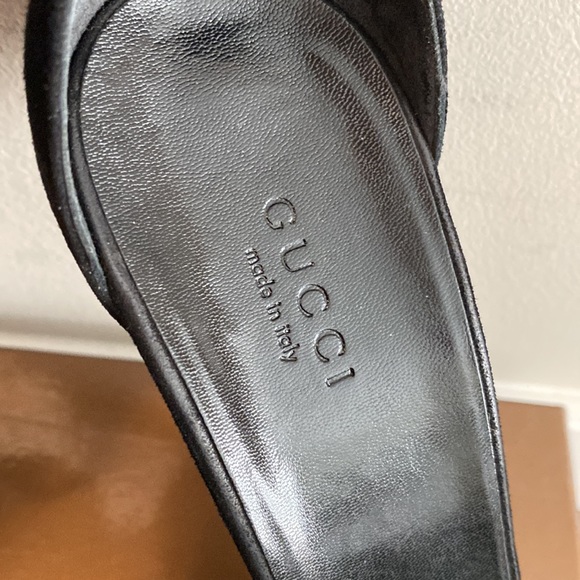 Authentic Gucci Open Toe Bamboo Heels - Picture 3 of 10